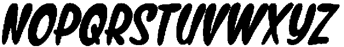 Gumybops Italic otf (400) Font UPPERCASE