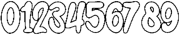 Gumybops Outline otf (400) Font OTHER CHARS