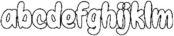 Gumybops Outline otf (400) FONT