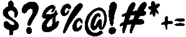 Gumybops Regular otf (400) Font OTHER CHARS
