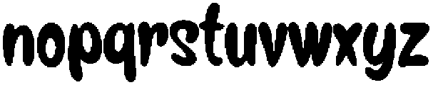 Gumybops Regular otf (400) Font LOWERCASE