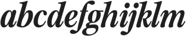 Gundarson Bold Italic otf (700) Font LOWERCASE