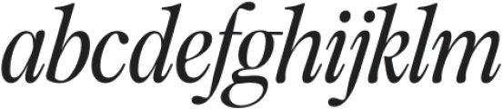 Gundarson Light Italic otf (300) Font LOWERCASE