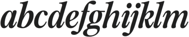 Gundarson Semi Bold Italic otf (600) Font LOWERCASE