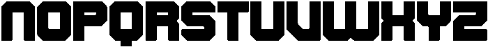 Gunner Regular otf (400) Font LOWERCASE