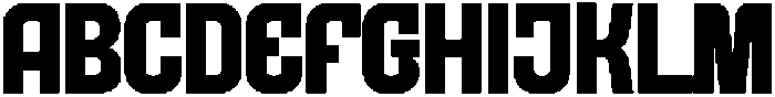 GunnerBold otf (700) Font UPPERCASE