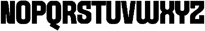 GunnerBold otf (700) Font UPPERCASE