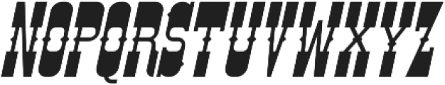 Gunslinger Spur Italic ttf (400) Font UPPERCASE