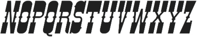 Gunslinger Spur Italic ttf (400) Font LOWERCASE