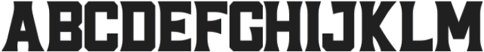 Gunsman-Regular otf (400) Font UPPERCASE