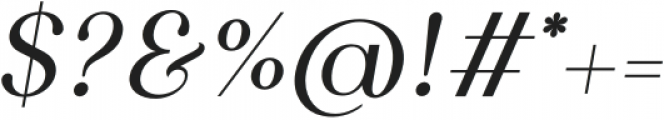 Gunterhaus Modern Italic otf (400) Font OTHER CHARS