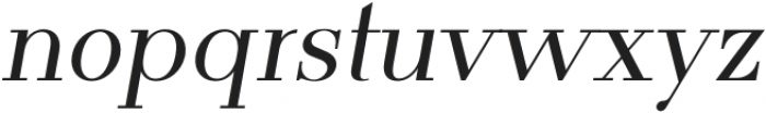 Gunterhaus Modern Italic otf (400) Font LOWERCASE