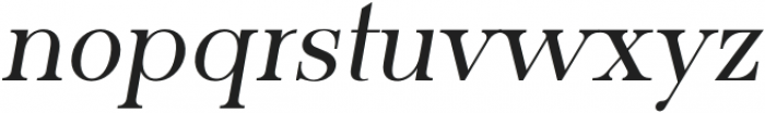 Gunterhaus Transitional Italic otf (400) Font LOWERCASE
