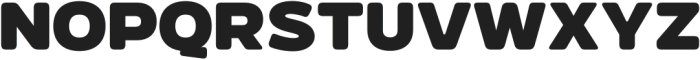 Gunterz Rounded Extra Bold otf (700) Font UPPERCASE