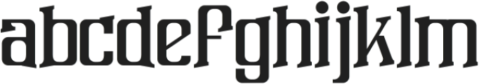 Gurast Regular otf (400) Font LOWERCASE