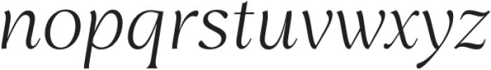 Guren-Italic otf (400) Font LOWERCASE