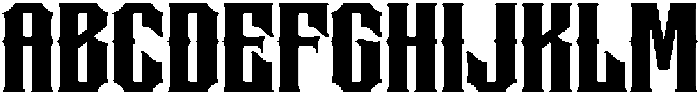 Gurend Regular otf (400) Font UPPERCASE