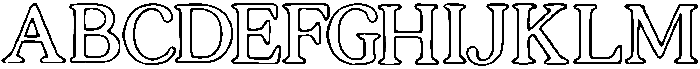 Gusota ttf (400) Font UPPERCASE