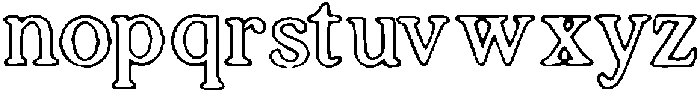 Gusota ttf (400) Font LOWERCASE