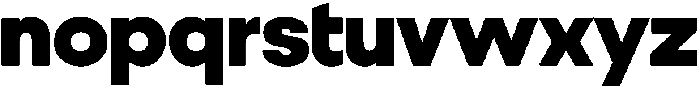 Gutica Black otf (900) Font LOWERCASE