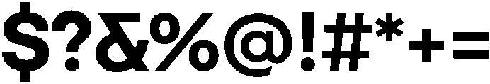 Gutica Extra Bold otf (700) Font OTHER CHARS