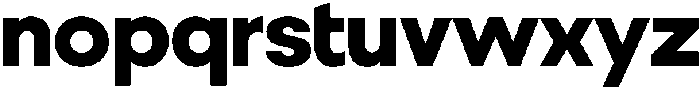 Gutica Extra Bold otf (700) Font LOWERCASE