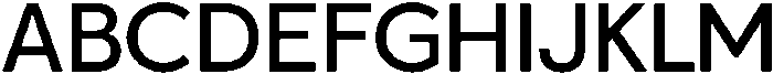 Gutica Medium otf (500) Font UPPERCASE