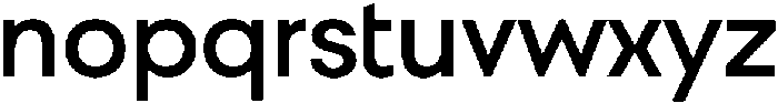 Gutica Medium otf (500) Font LOWERCASE