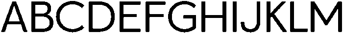 Gutica Regular otf (400) Font UPPERCASE