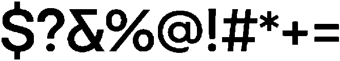 Gutica Semi Bold otf (600) Font OTHER CHARS