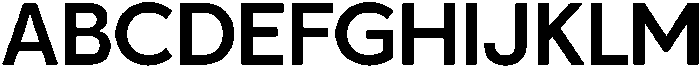 Gutica Semi Bold otf (600) Font UPPERCASE