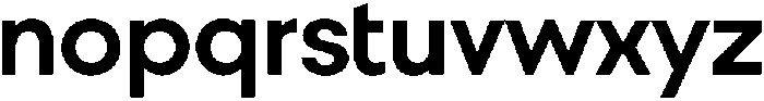 Gutica Semi Bold otf (600) Font LOWERCASE