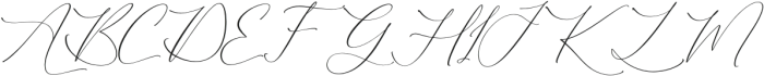Gutierha Pattery Italic otf (400) Font UPPERCASE