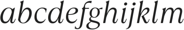 Gutofic Light It otf (300) Font LOWERCASE