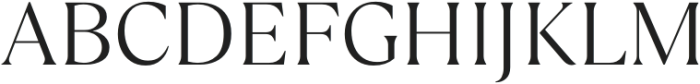 Gutofic Light otf (300) Font UPPERCASE