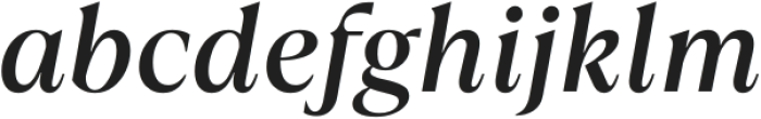 Gutofic Medium It otf (500) Font LOWERCASE