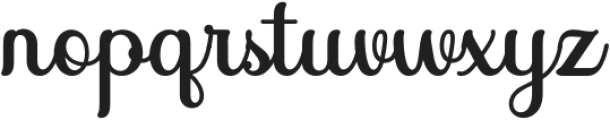 Guttever Bold otf (700) Font LOWERCASE