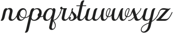 Guttever  Italic otf (400) Font LOWERCASE