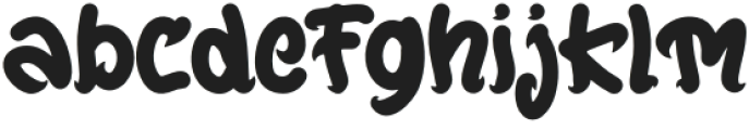 Guvaro Regular otf (400) Font LOWERCASE