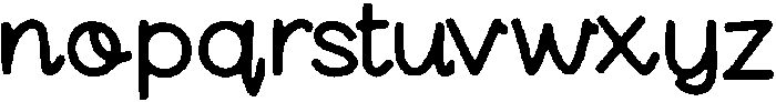 Guwilu ttf (400) Font LOWERCASE