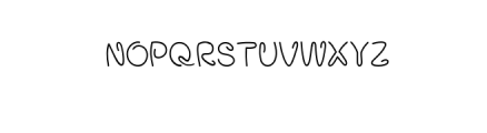 GundosThin.otf Font UPPERCASE