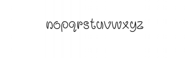 GundosThin.otf Font LOWERCASE
