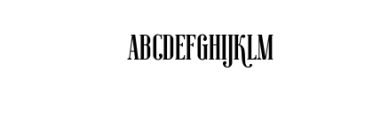 Gunhill Font UPPERCASE