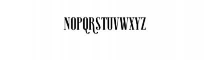 Gunhill Font UPPERCASE