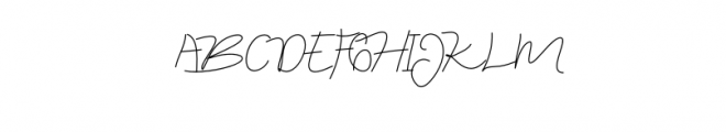 Guritno-Script.otf Font UPPERCASE