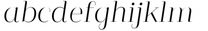 Guadalupe Essential Italic Font LOWERCASE