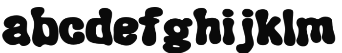 GummiType AOE Bold Font LOWERCASE