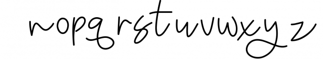 Guilty - A Handwritten Script Font Font LOWERCASE