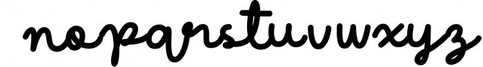 Gulali - a sweet script Font LOWERCASE