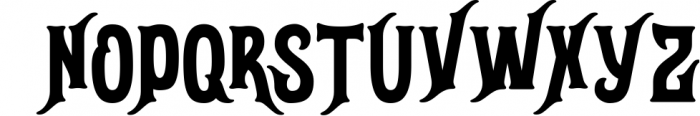 Gunshot typeface 1 Font UPPERCASE